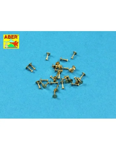 Turned Hexagonal bolts (1, 34x2, 60mm) x 30 pcs., 1/16 - Aber Model...
