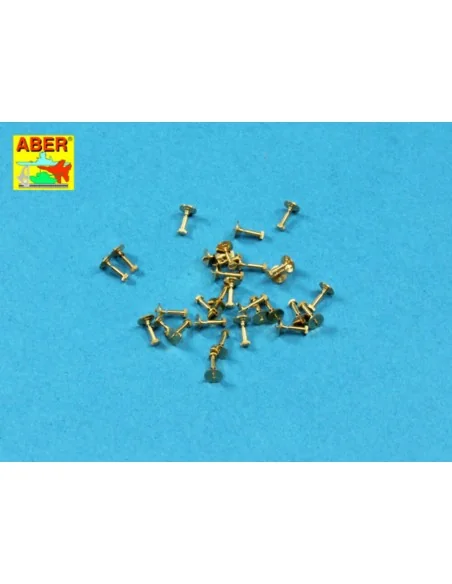 Turned Hexagonal bolts (1, 34x2, 60mm) x 30 pcs., 1/16 - Aber Model...