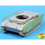 Side skirts for PzKpfw III, 1/72 - Aber Models 72 A09