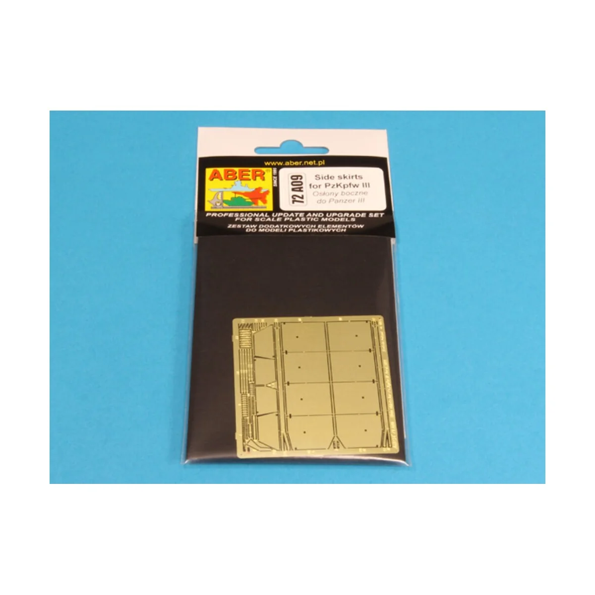 Side skirts for PzKpfw III - Aber Models 72 A09