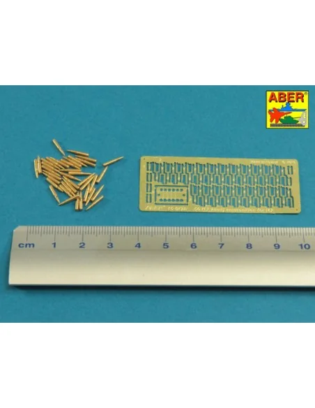 .50 cal. Ammunition for U.S. M2 Machine Gun, 1/16 - Aber Models 16130
