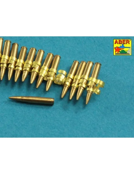 .50 cal. Ammunition for U.S. M2 Machine Gun, 1/16 - Aber Models 16130