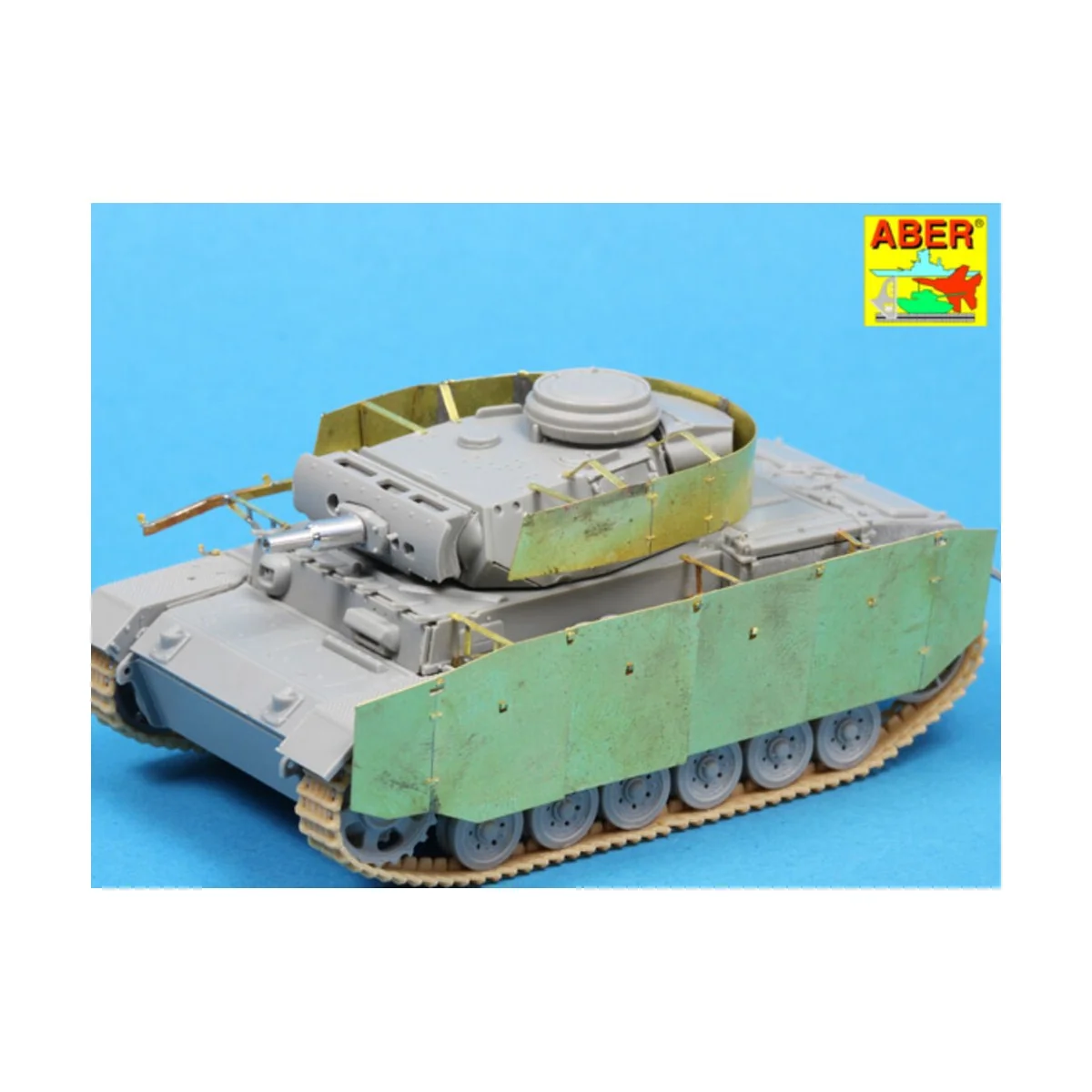 Side skirts for PzKpfw III - Aber Models 72 A09