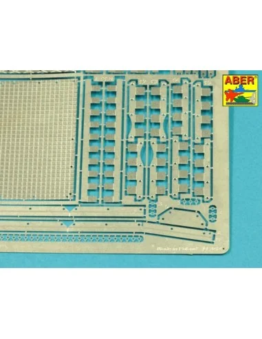 Tiger I, E Tunisia 501 abt.- Front mud flaps, 1/16 - Aber Models 16141
