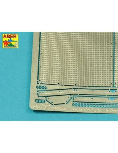 Tiger I, E Tunisia 501 abt.- Front mud flaps, 1/16 - Aber Models 16141
