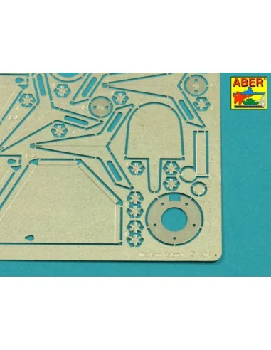 Tiger I, E Tunezyjski z 501 Abt.- Tail mud flaps, 1/16 - Aber Model...