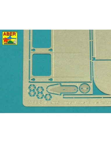 Tiger I, E Tunezyjski z 501 Abt.- Tail mud flaps, 1/16 - Aber Model...