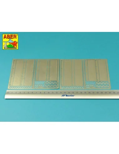 Tiger I, E Tunisia 501 abt.- Side fenders, 1/16 - Aber Models 16143
