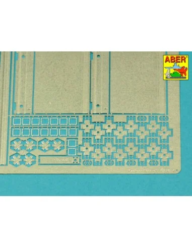 Tiger I, E Tunisia 501 abt.- Side fenders, 1/16 - Aber Models 16143