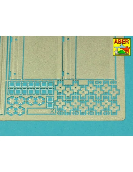 Tiger I, E Tunisia 501 abt.- Side fenders, 1/16 - Aber Models 16143