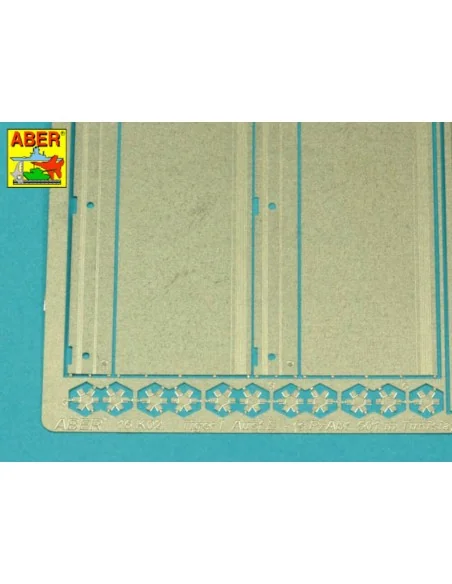 Tiger I, E Tunisia 501 abt.- Side fenders, 1/16 - Aber Models 16143