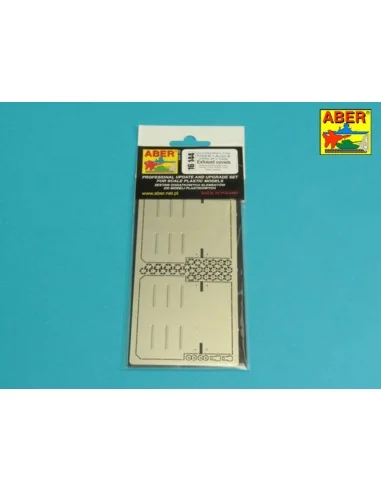 Tiger I, E Tunisia 501 abt.- Exhaust Covers, 1/16 - Aber Models 16144