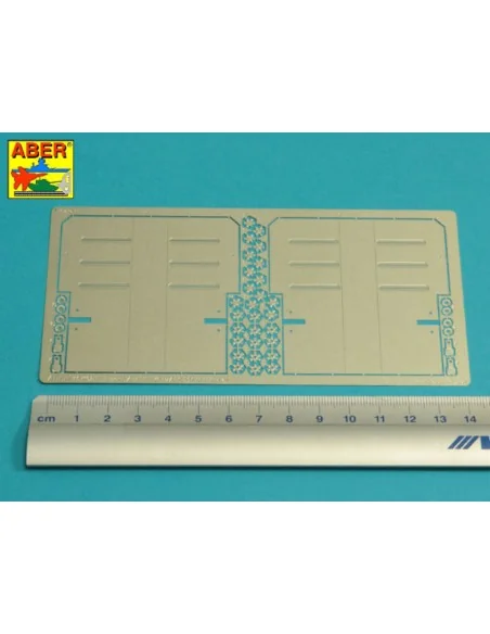 Tiger I, E Tunisia 501 abt.- Exhaust Covers, 1/16 - Aber Models 16144
