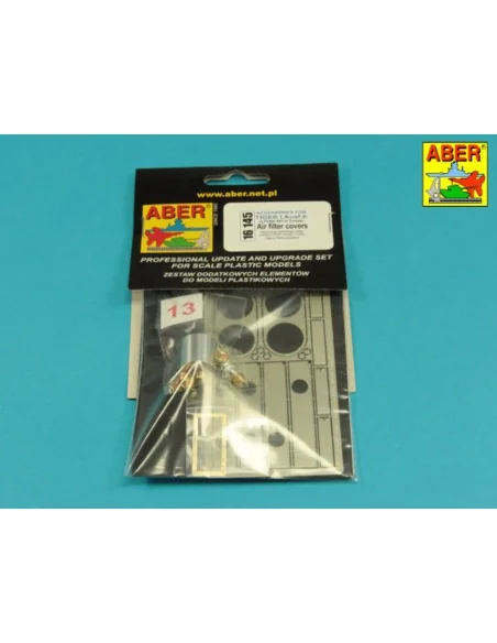 Tiger I, E Tunisia 501 abt.- Air filter covers, 1/16 - Aber Models ...