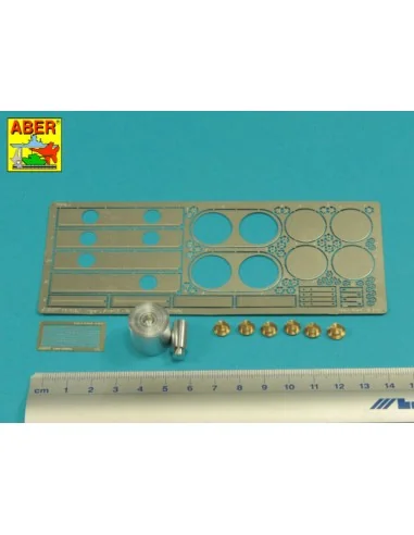 Tiger I, E Tunisia 501 abt.- Air filter covers, 1/16 - Aber Models ...