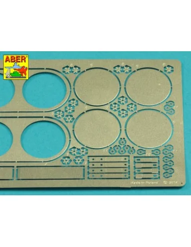 Tiger I, E Tunisia 501 abt.- Air filter covers, 1/16 - Aber Models ...