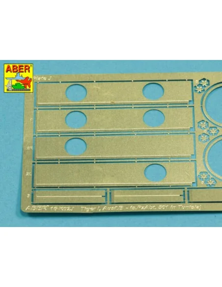 Tiger I, E Tunisia 501 abt.- Air filter covers, 1/16 - Aber Models ...
