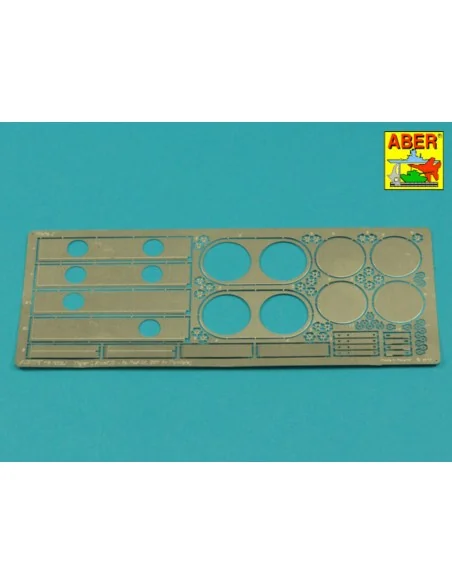Tiger I, E Tunisia 501 abt.- Air filter covers, 1/16 - Aber Models ...