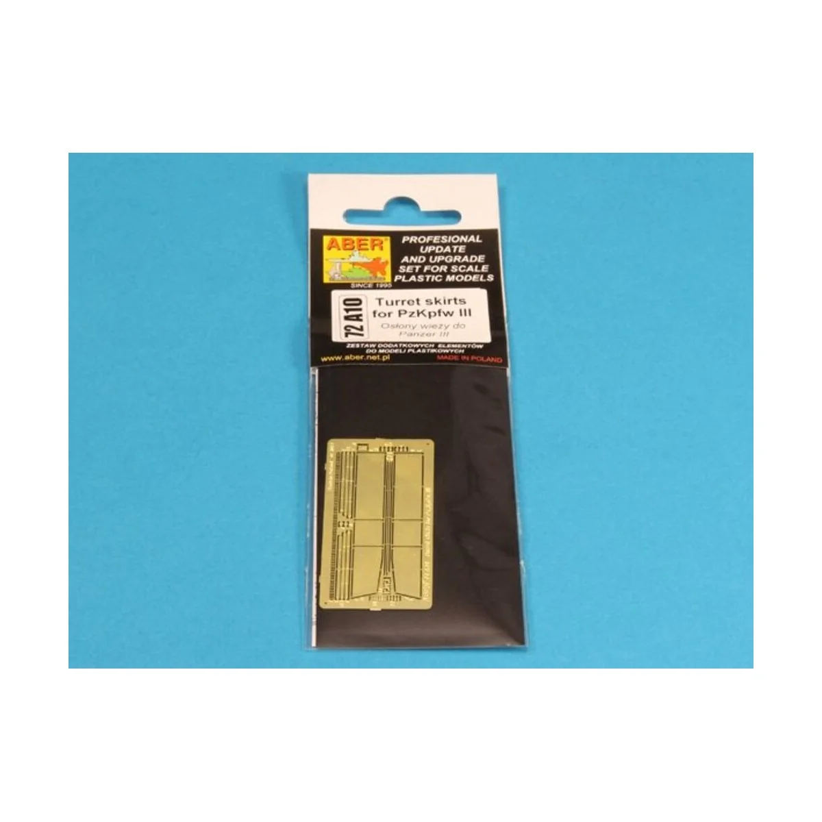 Turret skirts for PzKpfw III, 1/72 - Aber Models 72 A10 Turret skirts for PzKpfw III, 1/72 - Aber Models 72 A10
