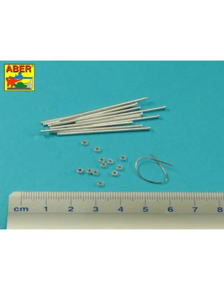 Panther spare track link pins x 12 pcs., 1/16 - Aber Models 16 170A