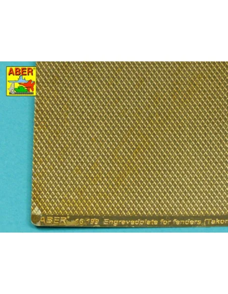 WWII German pattern treadplate for Pz.IA/B & Pz.IIA-F, 1/16 - Aber ...