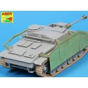 Side skirts for Stug. III-Early, 1/72 - Aber Models 72 A11 Side skirts for Stug. III-Early, 1/72 - Aber Models 72 A11