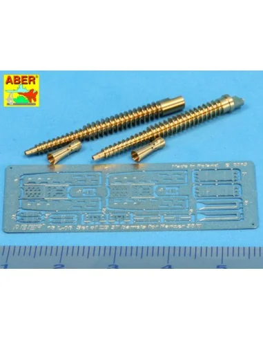 Set of two barrels ZB 37 for Panzer 38(t), 1/16 - Aber Models 16 L-06