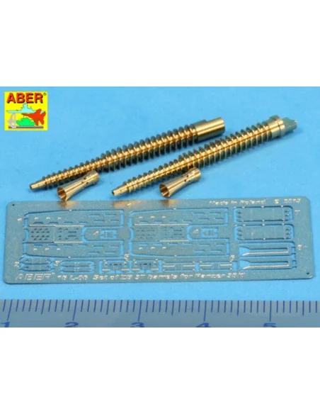 Set of two barrels ZB 37 for Panzer 38(t), 1/16 - Aber Models 16 L-06
