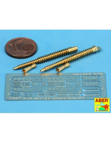 Set of two barrels ZB 37 for Panzer 38(t), 1/16 - Aber Models 16 L-06