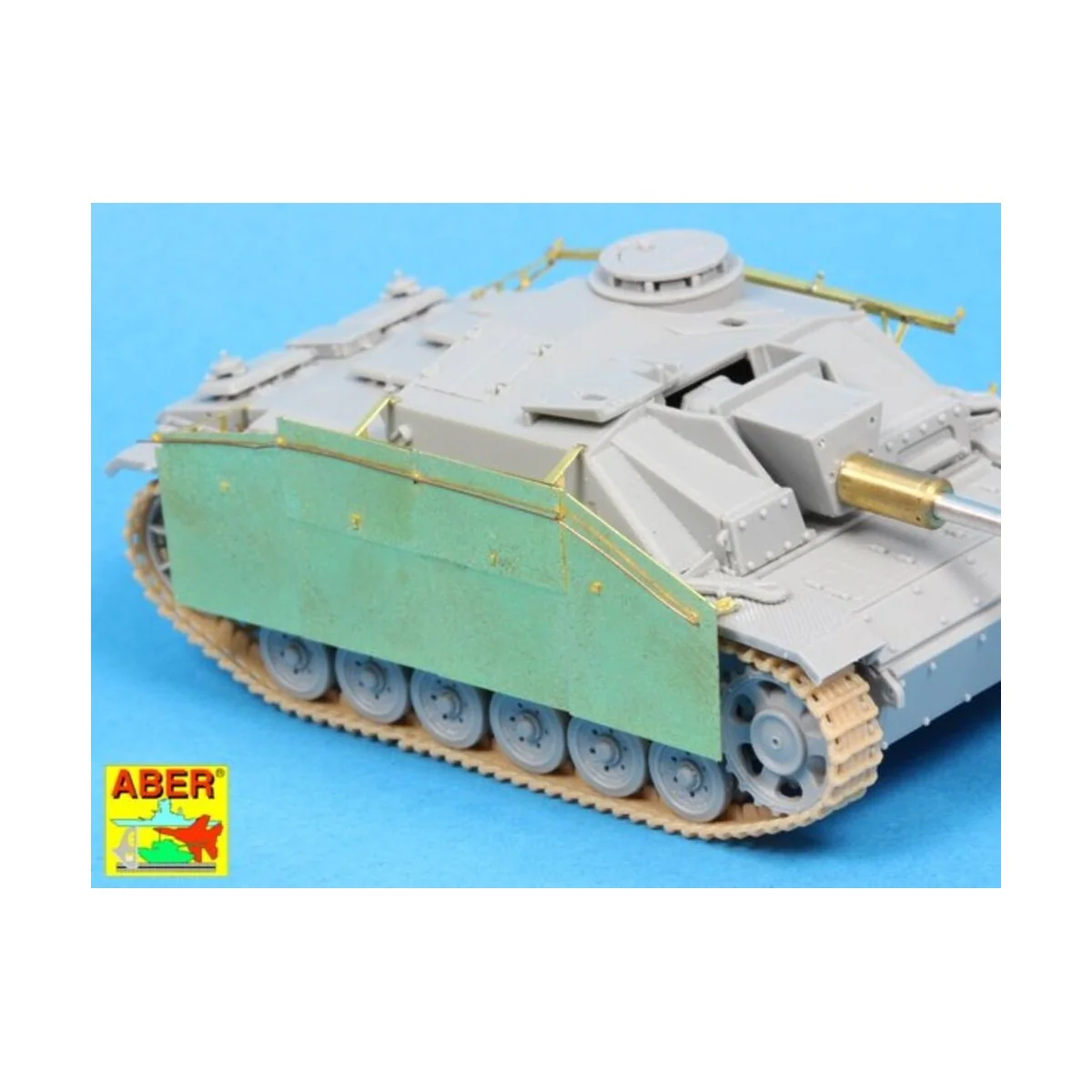 Side skirts for Stug. III-Early, 1/72 - Aber Models 72 A11 Side skirts for Stug. III-Early, 1/72 - Aber Models 72 A11