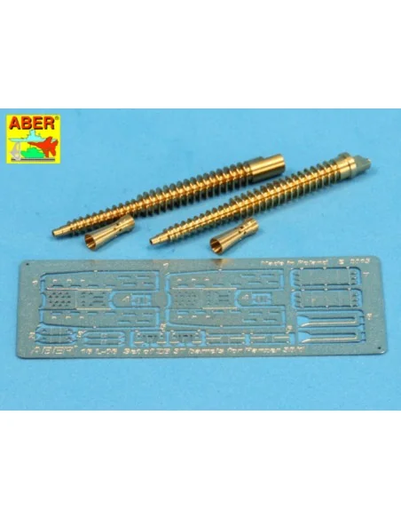 Set of two barrels ZB 37 for Panzer 38(t), 1/16 - Aber Models 16 L-06