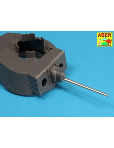 German 3, 7 cm KwK A 7 L/42 tank gun barrel for Pz.Kpfw.(38), 1/16 ...