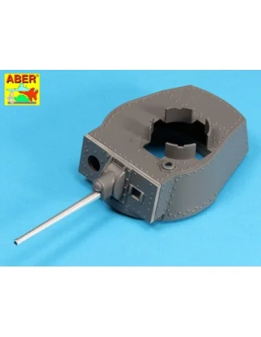 German 3, 7 cm KwK A 7 L/42 tank gun barrel for Pz.Kpfw.(38), 1/16 ...
