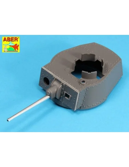 German 3, 7 cm KwK A 7 L/42 tank gun barrel for Pz.Kpfw.(38), 1/16 ...