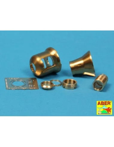 Early muzzle brake used on German 8, 8zm barrel Tiger I-early and T...