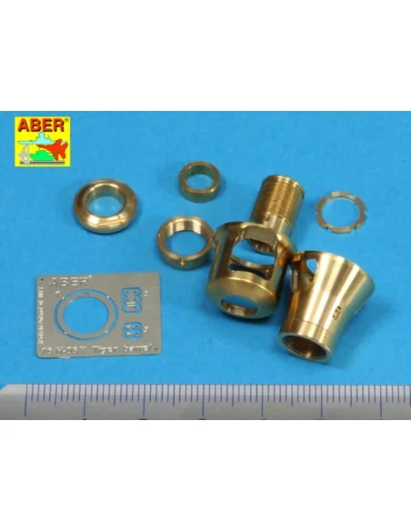 Late muzzle brake forTiger II (Henschel turret), 1/16 - Aber Models...