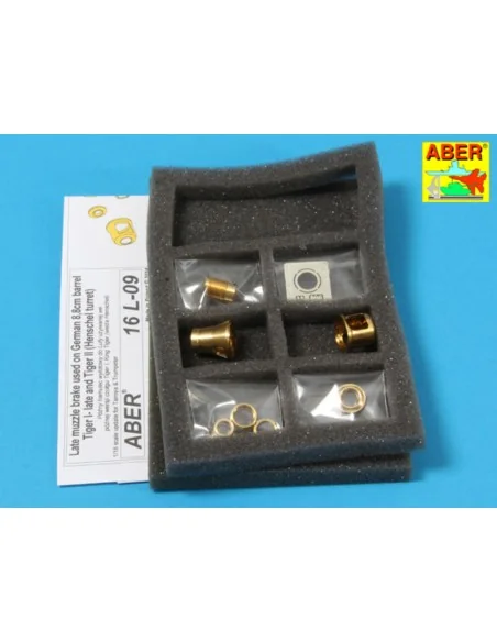 Late muzzle brake forTiger II (Henschel turret), 1/16 - Aber Models...