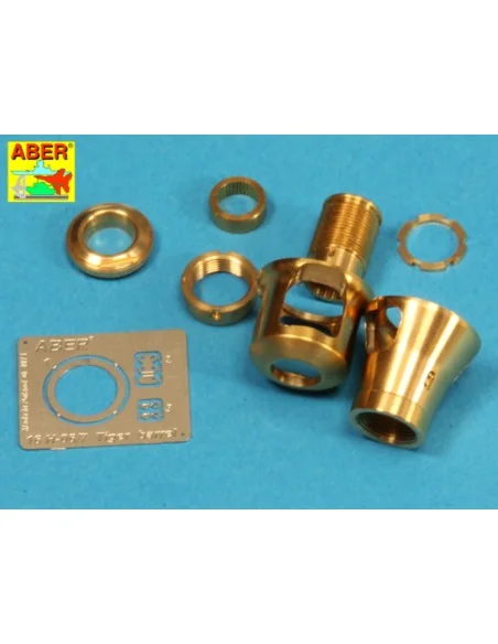 Late muzzle brake forTiger II (Henschel turret), 1/16 - Aber Models...