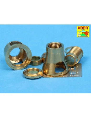 Late muzzle brake forTiger II (Henschel turret), 1/16 - Aber Models...