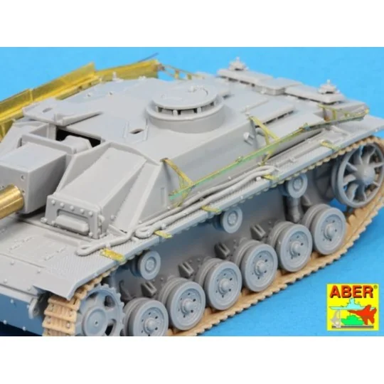 Side skirts for Stug. III-Early - Aber Models 72 A11