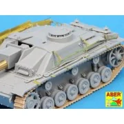 Side skirts for Stug. III-Early, 1/72 - Aber Models 72 A11 Side skirts for Stug. III-Early, 1/72 - Aber Models 72 A11