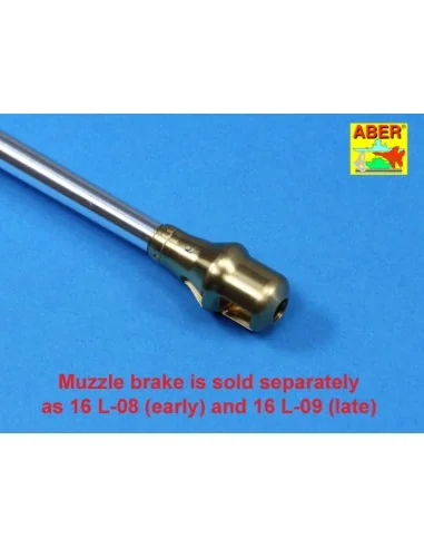 88 mm barrel for Tiger B Serien-Turm, 1/16 - Aber Models 16 L-12