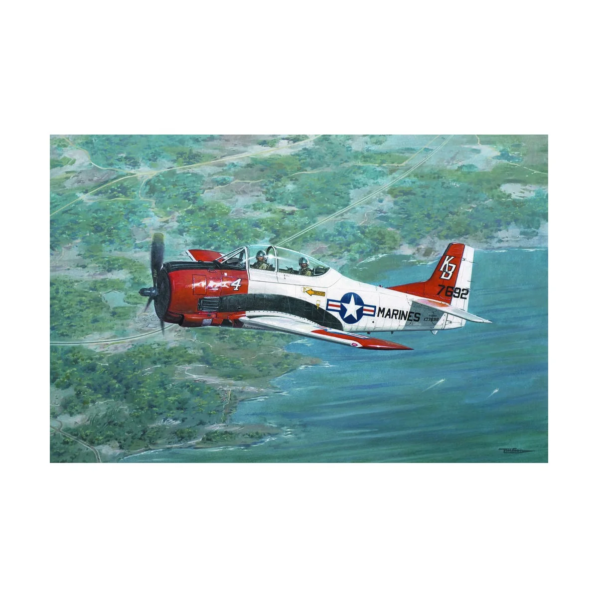 North American T-28B Trojan, 1/48 - Roden 441