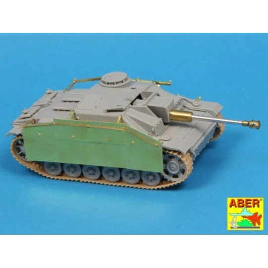 Side skirts for Stug. III-Early, 1/72 - Aber Models 72 A11 Side skirts for Stug. III-Early, 1/72 - Aber Models 72 A11