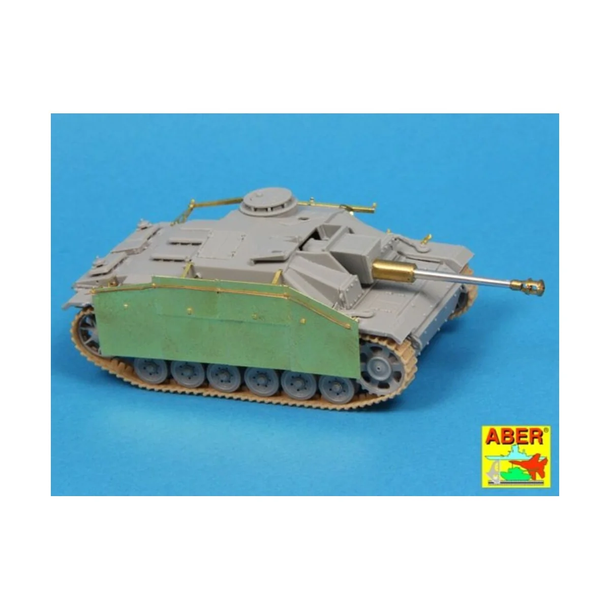 Side skirts for Stug. III-Early, 1/72 - Aber Models 72 A11 Side skirts for Stug. III-Early, 1/72 - Aber Models 72 A11