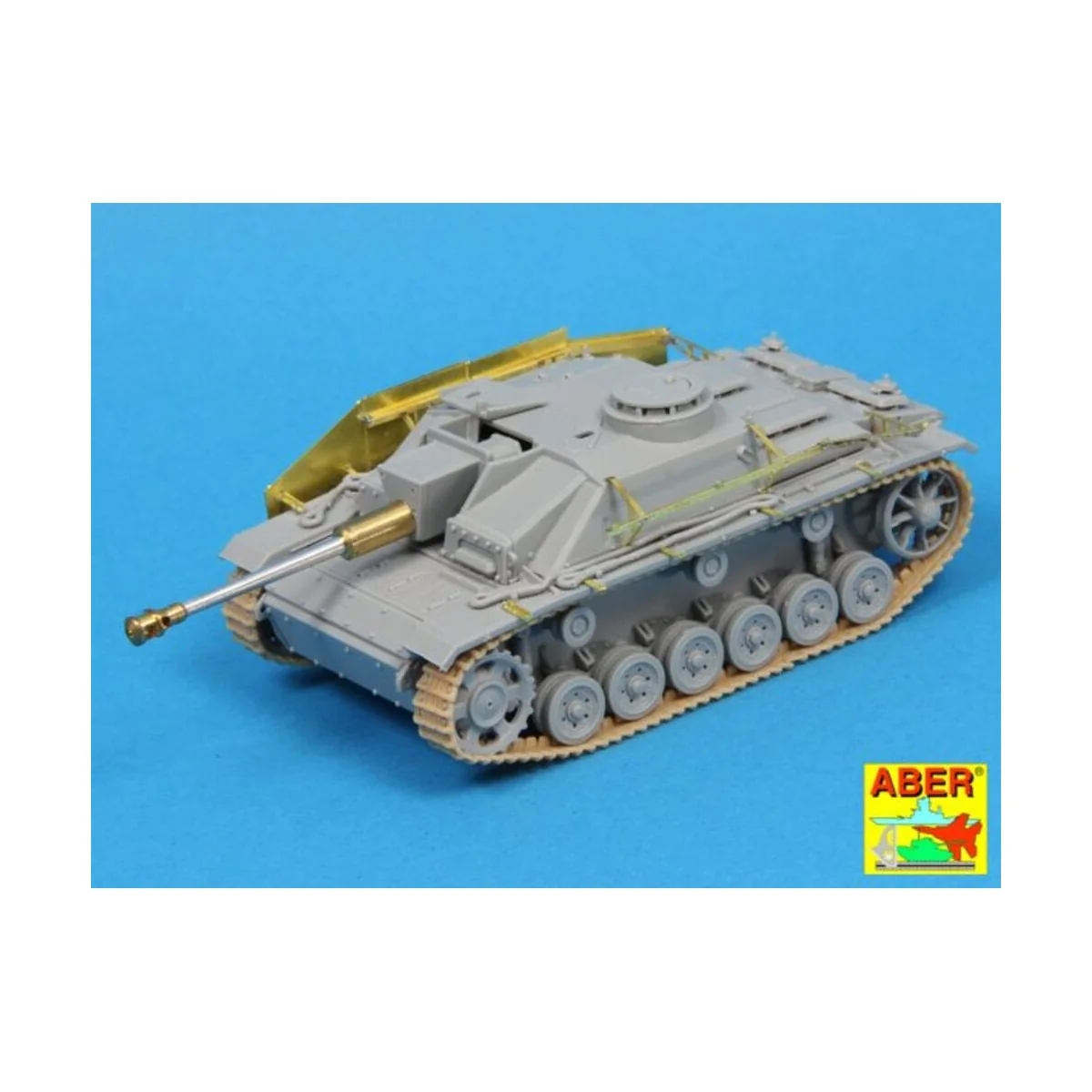 Side skirts for Stug. III-Early, 1/72 - Aber Models 72 A11 Side skirts for Stug. III-Early, 1/72 - Aber Models 72 A11