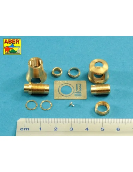 Muzzle brake for German 7, 5cm barrel used on Sd.Kfz. 171 Panther, ...