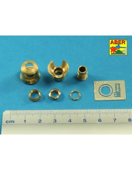 Early muzzle brake for 7, 5cm barrel Pz. IV, Ausf. G, 1/16 - Aber M...