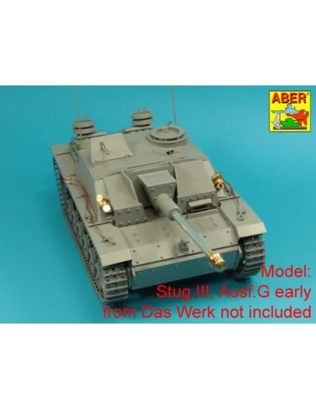 Early muzzle brake for 7, 5cm barrel Pz. IV, Ausf. G, 1/16 - Aber M...