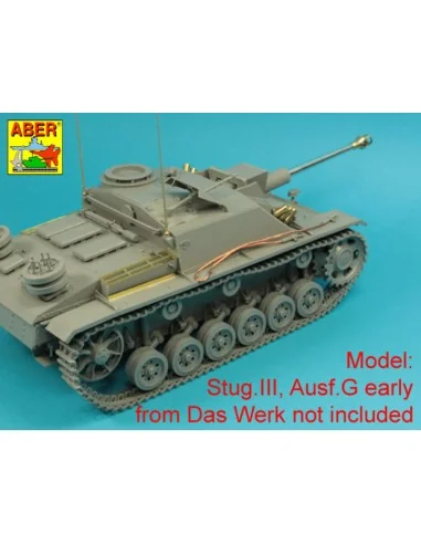 Early muzzle brake for 7, 5cm barrel Pz. IV, Ausf. G, 1/16 - Aber M...